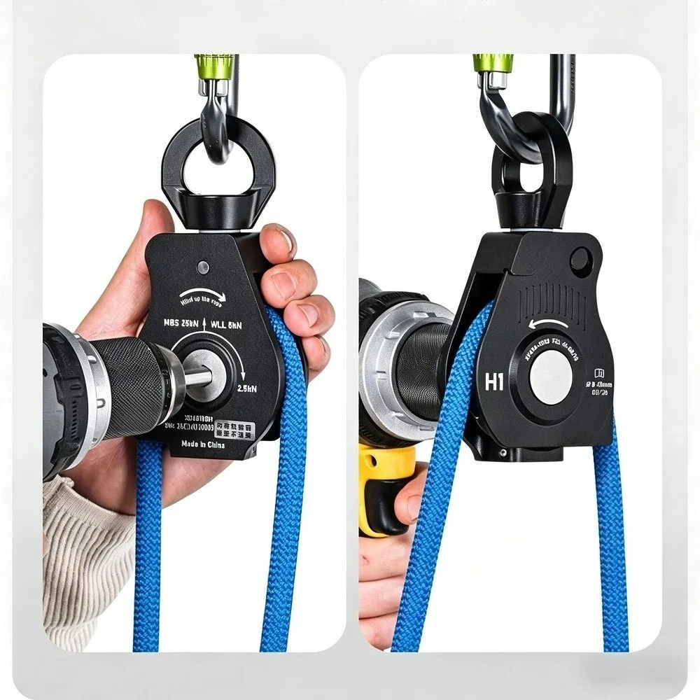 Rope Climb - Xinda Electric Rope Retractor Electric Drill