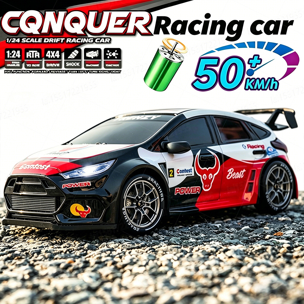 1:24 4WD 50KM/H RC Car Stunt D - đánh giá và giá Victor Racket Jetspeed