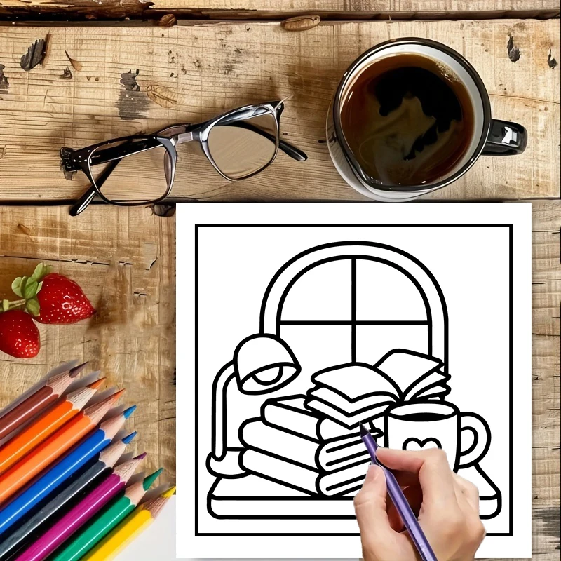 Book Lovers Coloring Book for  - đánh giá và giá Chalk Bag