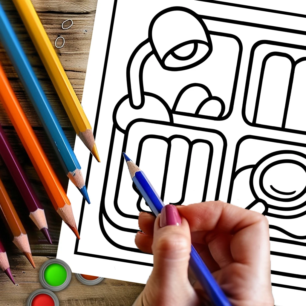 Book Lovers Coloring Book for  - đánh giá và giá Chalk Bag